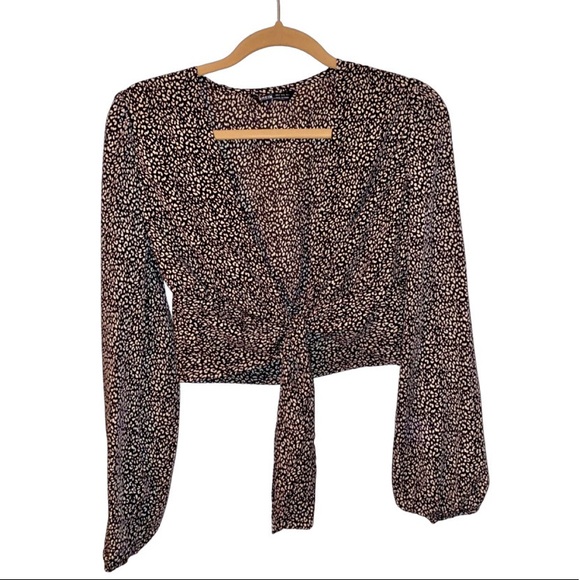 Front Tie Blouse - Picture 1 of 2